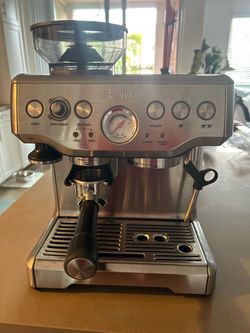 Breville barista espresso machine with grinder