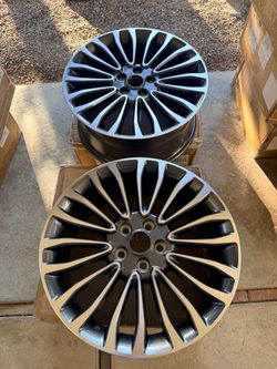 Two 18" 18x8 Inch Wheel Rims for 2017-2018 Ford Fusion | OEM Design Replacement Rim | Machined Charcoal | Direct Fit - OE Stock Specs | 10121 2 Rims o