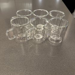 Double Walled Espresso Cups Set Of 6