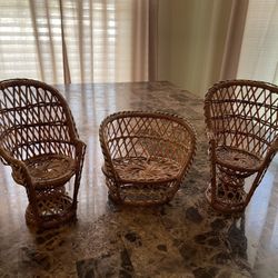 Mini Wicker Chairs