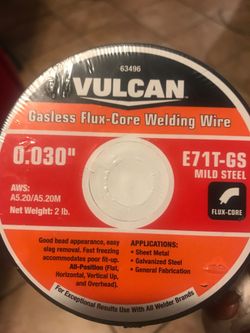 Vulcan gasless wire 2lbs