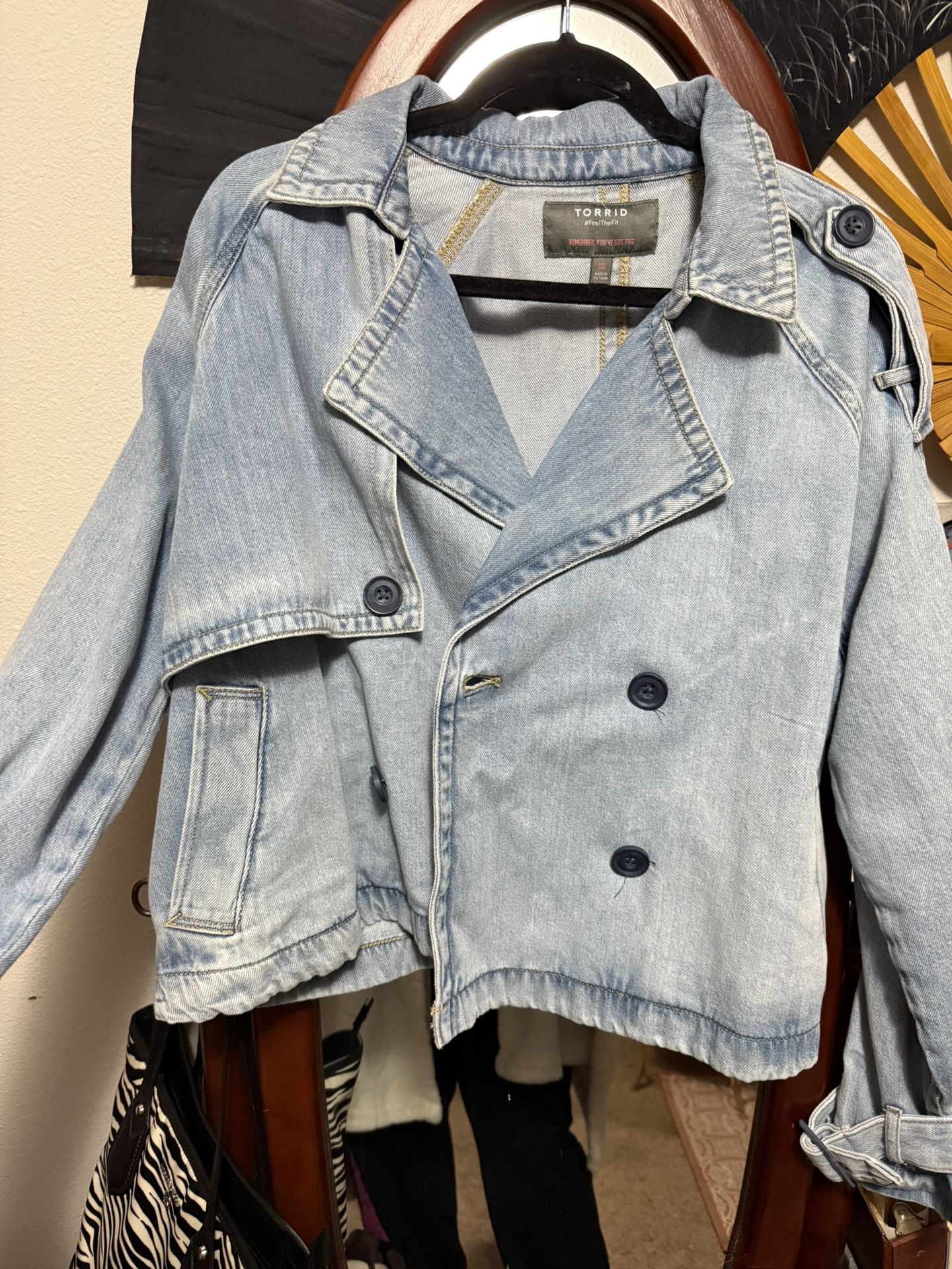 Torrid Denim Jacket Size 00
