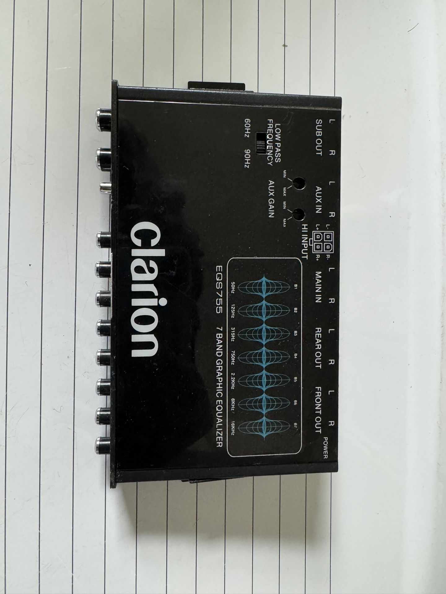 Clarion Equalizer