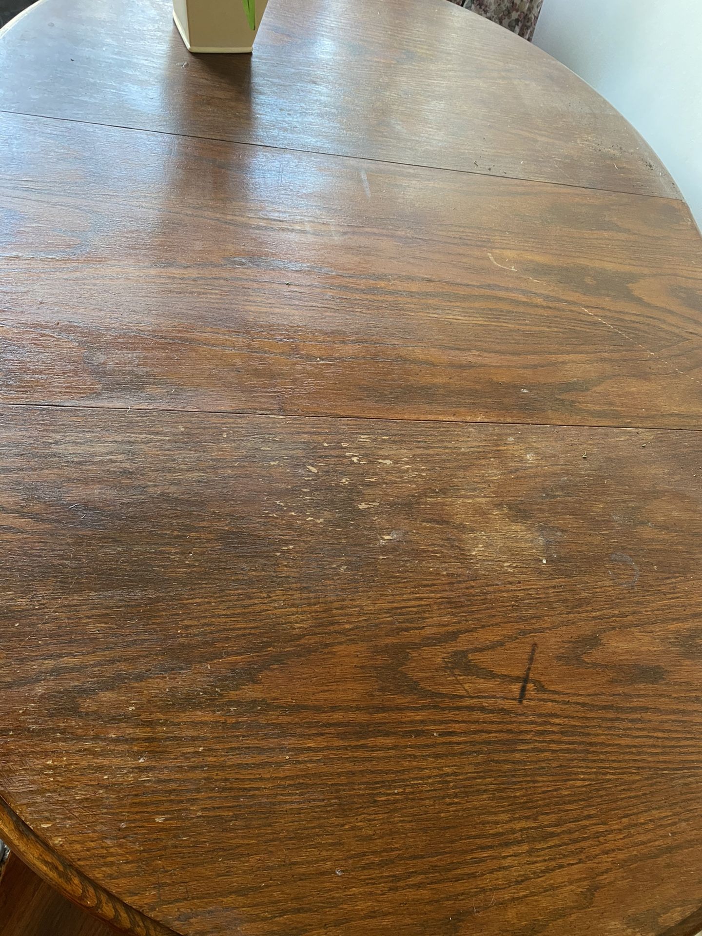 Solid Wood Dining Table With Leaf