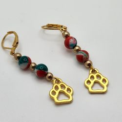 Pawprint Earrings