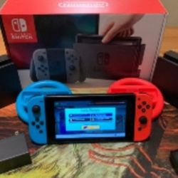 NINTENDO SWITCH CONSOLE.