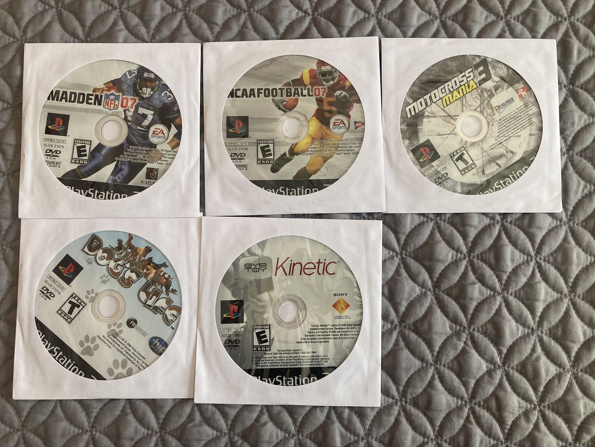 Ps2 Loose Lot (5 Total)