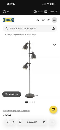 Ikea Hektar floor lamp