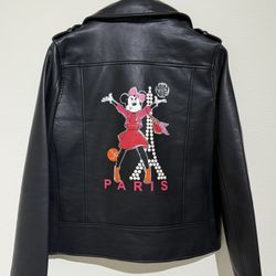 ORIGINAL LEATHER JACKET DISNEY PARIS LIMITED EDITION 