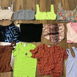 12 women's blouses medium size all for $25