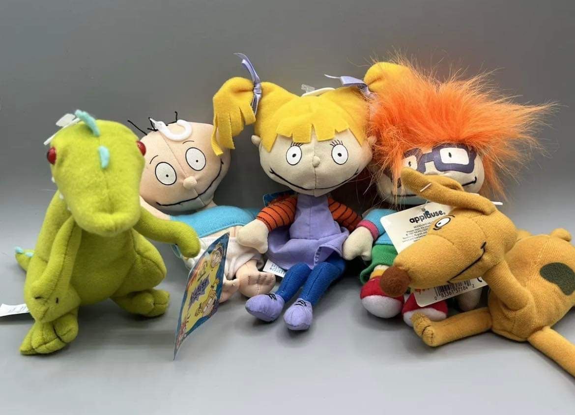 Rugrats 1997 Original Tag Nickelodeon Applause Bean Bag Plush Set of 5 Dolls -new old stock- sealed bag - $40.00 Coral Springs 33071