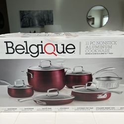 BelgiQue 11pc nonstick cookware