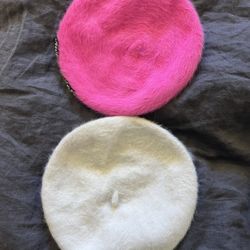 Women Girls Soft Rabbit Fur French Style Beret 