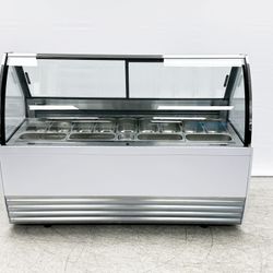 NSF 13 pan Gelato Ice Cream Display Showcase DW-13R