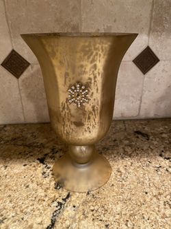Christmas Mercury Vase.
