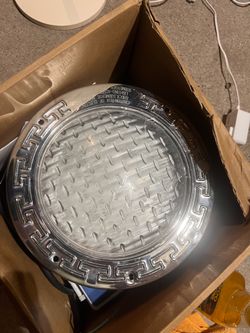 PN01DC LED Inground Pool Lighting System RGBW Color Change 10 Inch 50W, Remote/App Control, 120V AC, 100 Feet Cord