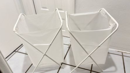 2 pieces laundry baskets ikea
