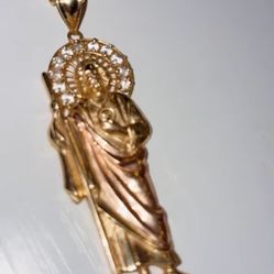 San Judas 14k Pendant 