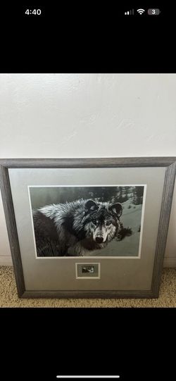 Rod Frederick Timber Ghost - Wolf - Very rare - double signed lithograph - mint