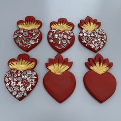 Corazones Y Cruses De Madera 