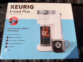 Brand New Keurig K-Iced Plus Coffee Maker – White