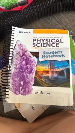 Apologia Physical science notebook with answer key- high school