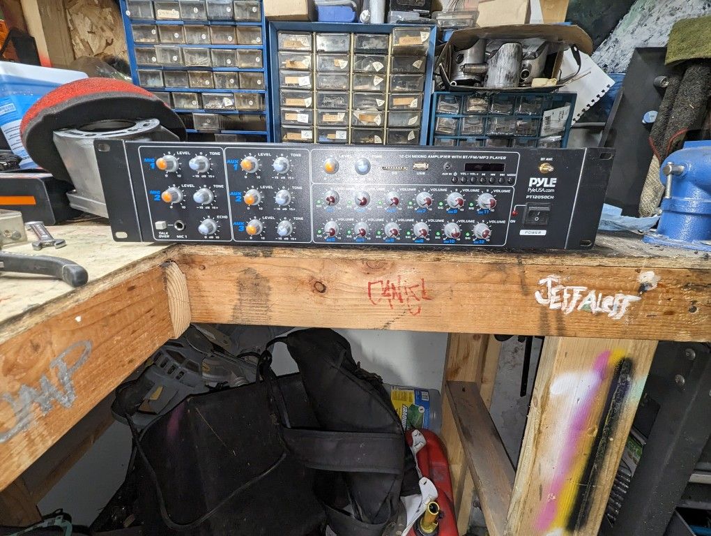 The Pyle PT12050CH is a 12-channel amplifier