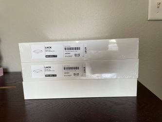 Small white floating shelves. $15