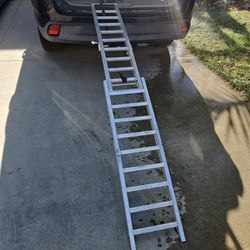 Aluminum single ramp for truck