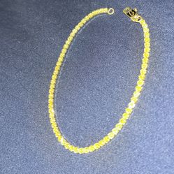$80 Tennis Bracelet 18k Gold Plated 