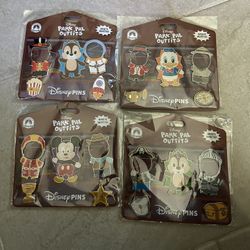 Park Outfit Disney Pins Magnetic $30 Each Or $100 For All Of Them