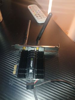 wifi 6e + Bt5.2 PCI-E Wireless adapter  EDUP 6E.  20$