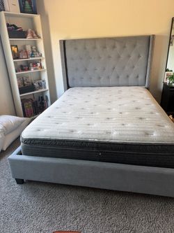 Vendo juego de cama con colchón