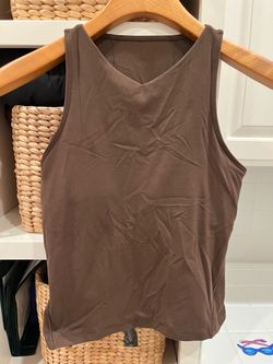 LULULEMON women’s top Brown size  10 Sleeveless Tank Top
