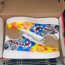Bape AirF1s Custom