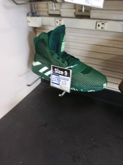 Adidas High-Top Basketball Sneaker Size 9