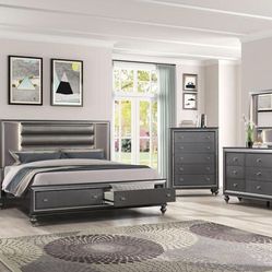 4-PCS Queen Size Bedroom Set In Offer 🔥🔥🔥