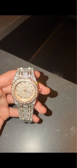 Iced Out Royal Oak Audemars Piguet watch
