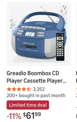 CD-X2A CD/Cassete/ Radio player