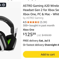 Astro A20 Headset Gaming Wireless