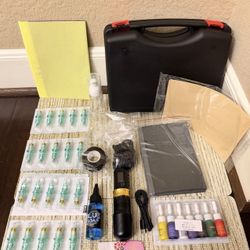 Wireless Rotary Ta ttoo Kit Supply With 7 Strokes 