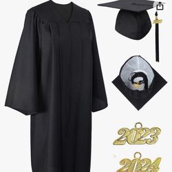 Graduation Gown, Hat, And Stole SJSU