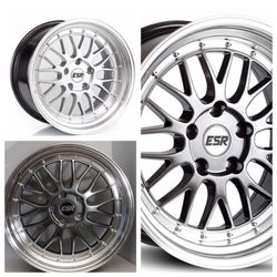 ESR 18” wheels fit 5x100 5x120 5x114 (only 50 down payment/ no credit check)