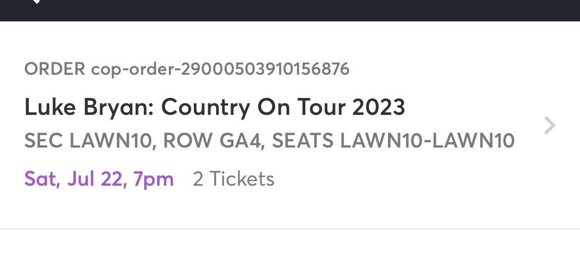 Luke Bryan Tickets