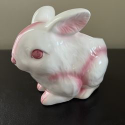 Vintage Ceramic Bunny Rabbit Planter