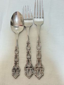 Oneida CHANDELIER Set of 3 Pieces Community Stainless Flatware