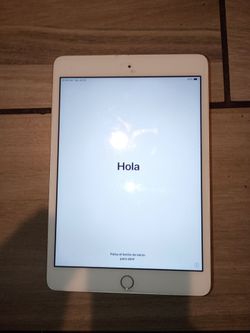 Apple iPad Mini.....works ,  battery is charged, locked  unknown person ...With Box