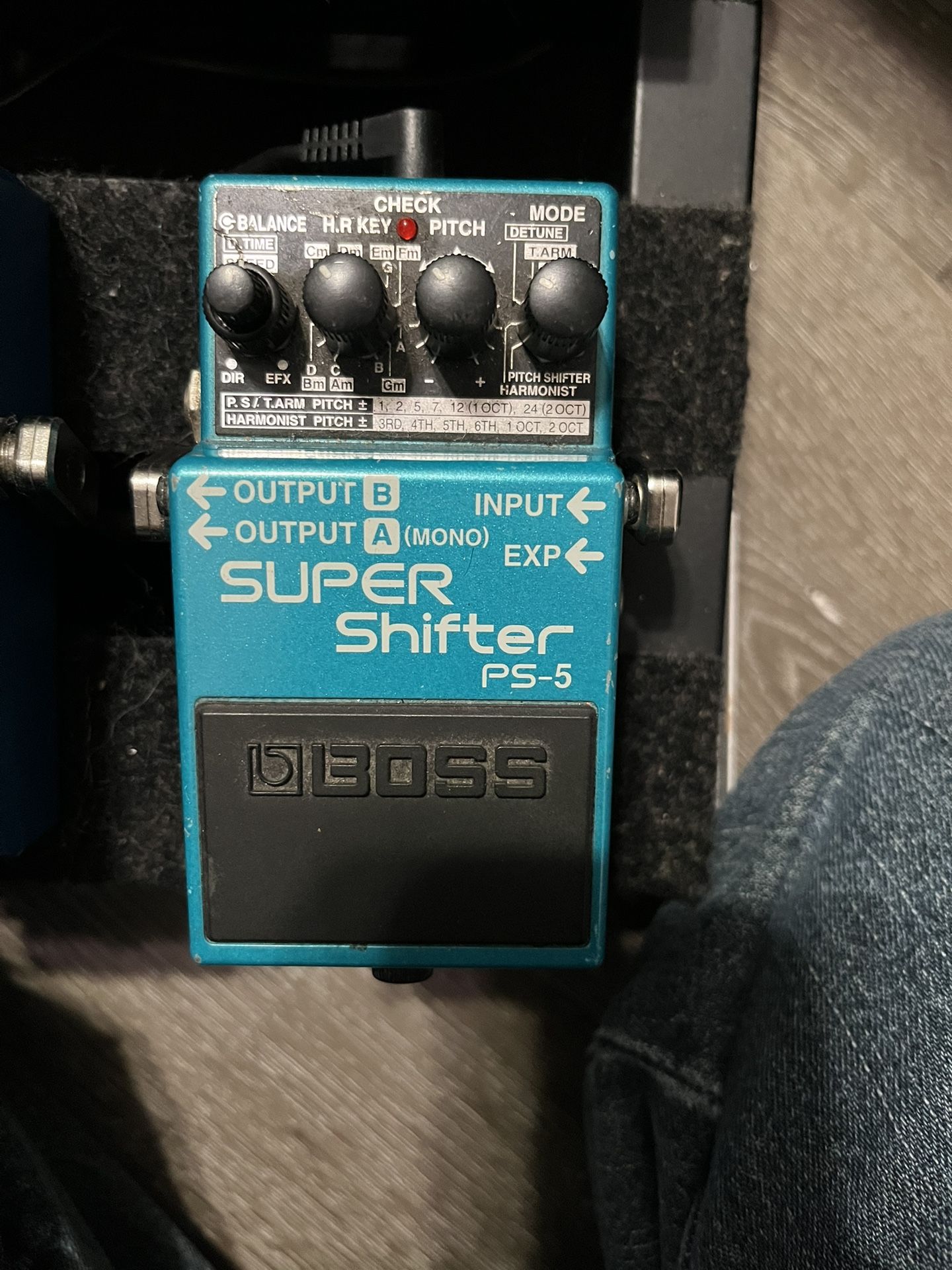 Boss Pitch Shifter and free Fuzz Pedal