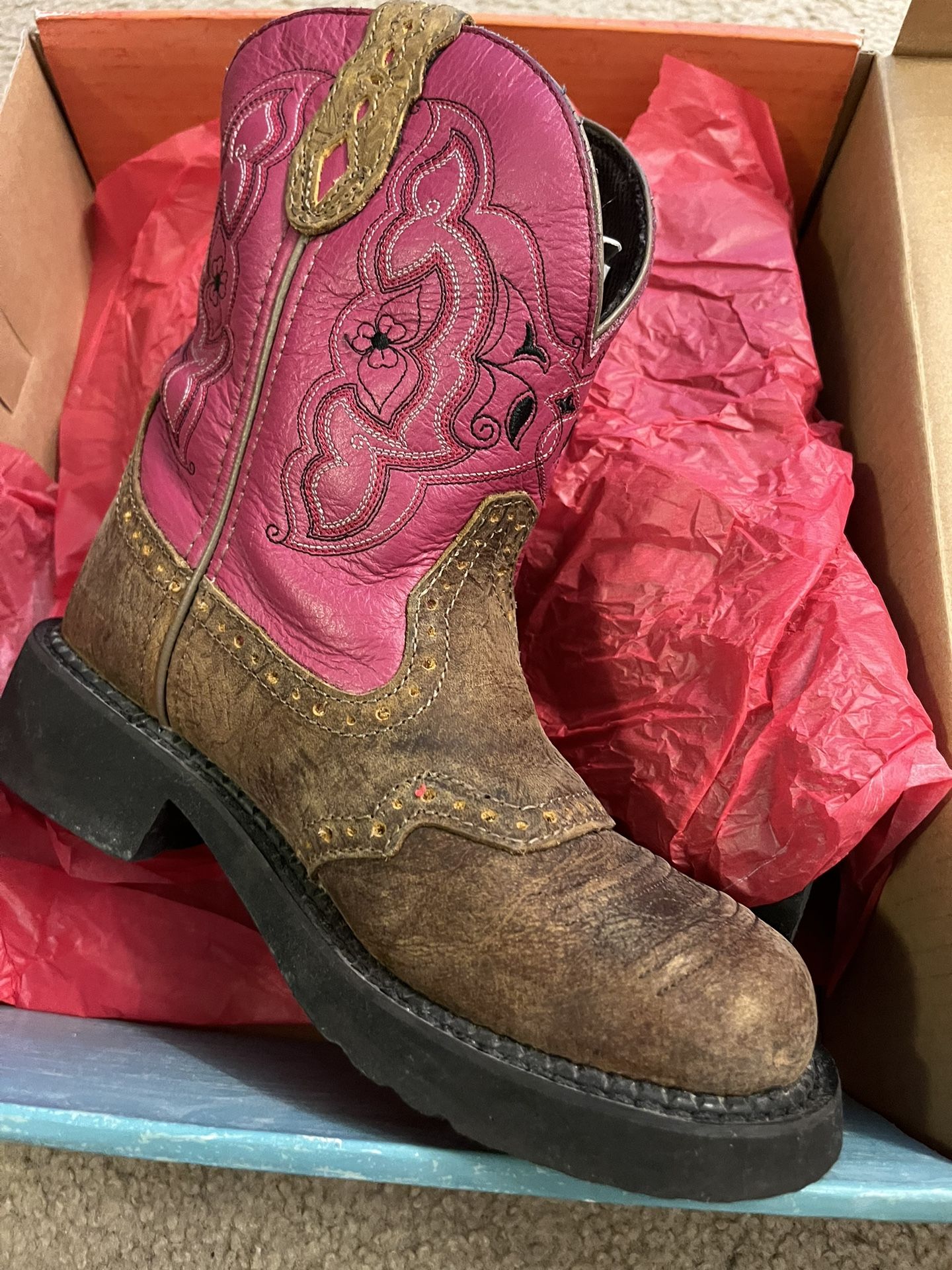 Pink Boots