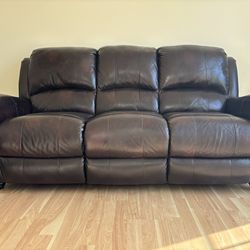 Leather Sofa Set